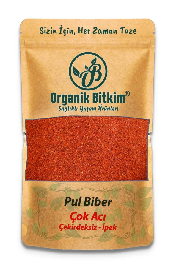 Organik Bitkim Pul Biber - Çok Acı 250 gr ürün görseli 1