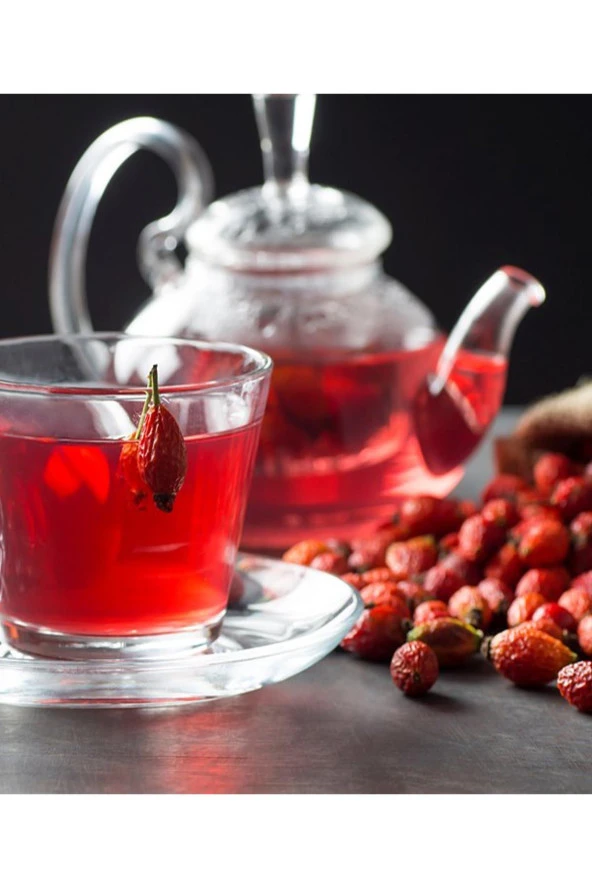 Organik Bitkim Kuşburnu Kurusu Yeni Mahsul 1 kg - Resim 3