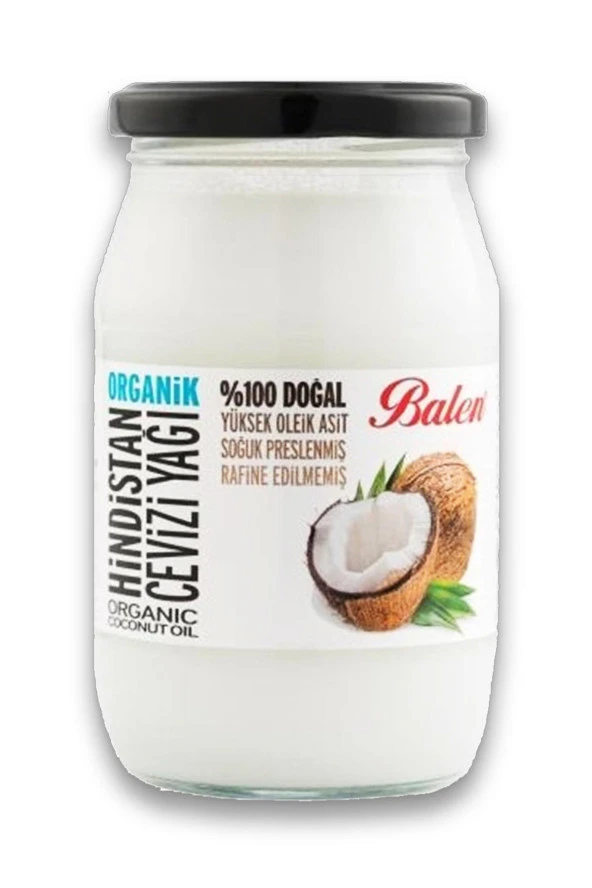 Balen ORGANİK Hindistan Cevizi Yağı (SOĞUK PRES) 300 GR x 2 Adet - 3