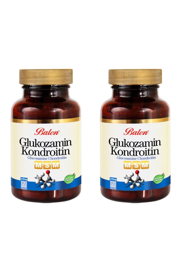 Balen Glukozamn Kondroitin MSM 970 MG 120 Kapsül 2 Adet ürün görseli 1