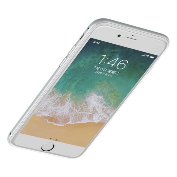 Apple iPhone 8 Plus Baseus Full-Screen Curved Tempered Glass Screen Protector EKRAN KORUYUCU CAM - 6