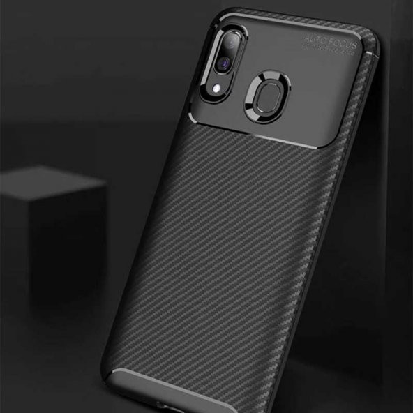 Galaxy A10S Elde Kaymayan Kamera Korumalı Kalite Silikon Kılıf - Resim 5