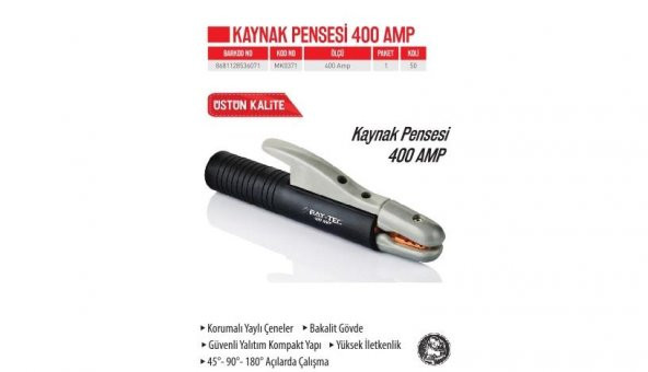 Bay-Tec Kaynak Pensesi 400 Amper (MK0371)