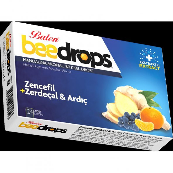 Zencefil-Zerdeçal-Ardıçlı Mandalina Aromalı 24 Drop