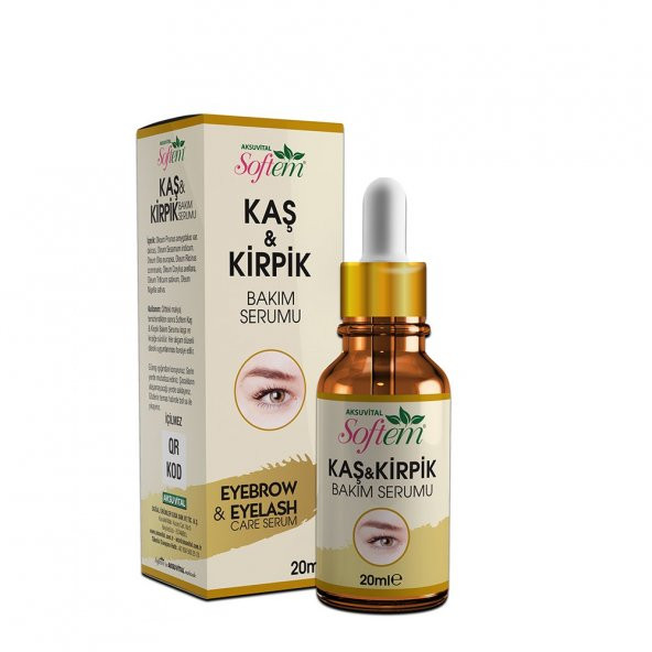 SOFTEM KAŞ & KİRPİK SERUMU 20 ML