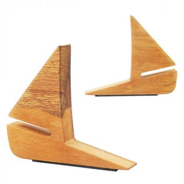 Kapı Stoperi Ahşap Kapı Stoperi Gemi Modeli 1 Adet - 3