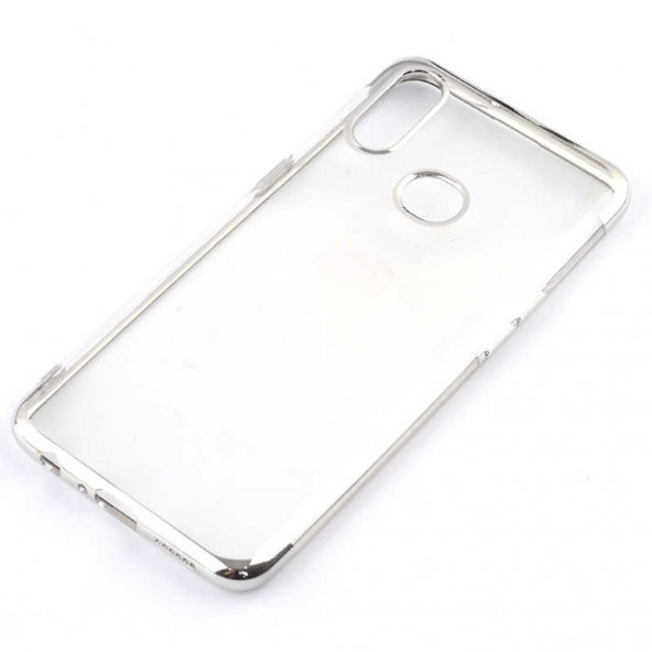 Galaxy A10S Kamera Korumalı Köşeleri Renkli Şeffaf Silikon Kılıf - Resim 6