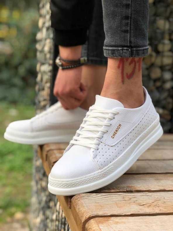 Chekich CH043 BT Erkek Ayakkabi BEYAZ