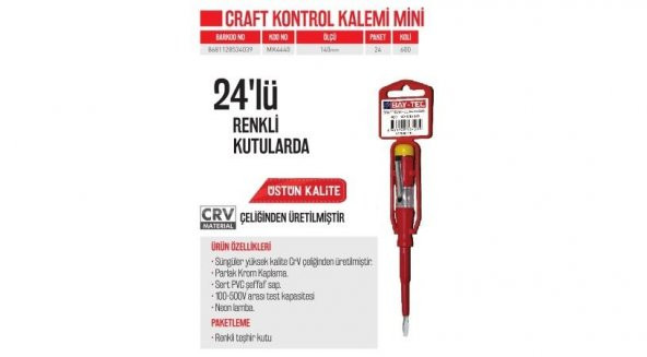 Bay-Tec Craft Kontrol Kalemi Mini (MK4440)