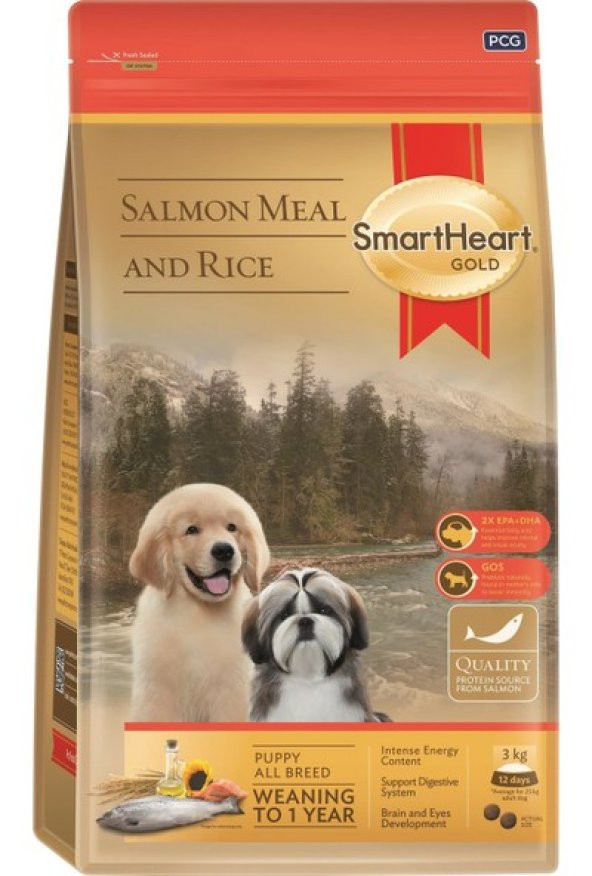 SmartHeart Gold Somonlu Yavru Köpek Maması 15 kg