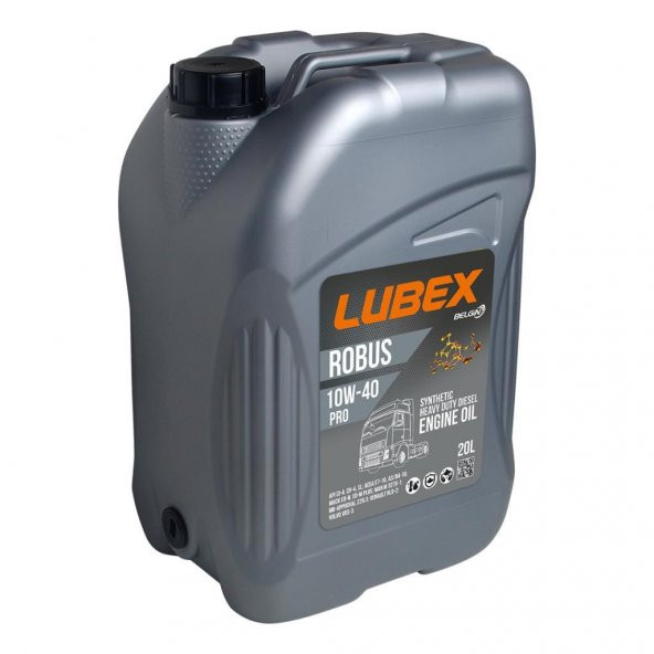 Lubex Robus Pro 10W-40 20 Lt Tam Sentetik Ağır Dizel Motor Yağı