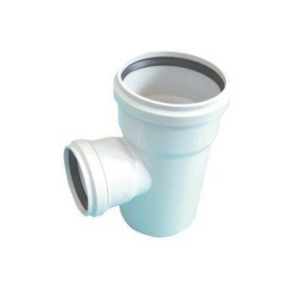 50x50 Pvc Te Pimaş Atık Su Borusu T Parçası