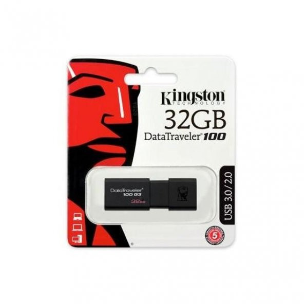 Kingston 32GB DataTraveler DT100 G3 USB3.0 Usb Bellek