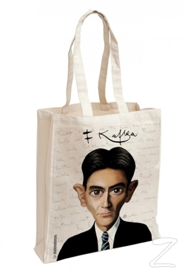 Franz Kafka   Karikatür Aforizma Bez Çanta