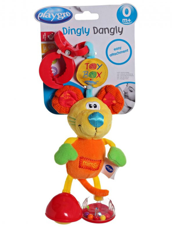 Playgro Toy Box Mimsy Fare Çıngırak Bebek Oyuncak