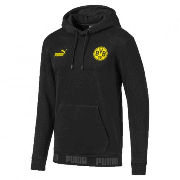 Puma Bvb Ftblculture Kapüşonlu Erkek Sweatshirt - 75578802 - 4