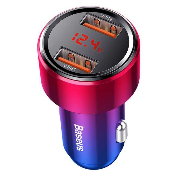 Baseus Magic Series Dual QC Digital Display For İntelligent Quick Charging And Car Charging Of 45W - 4