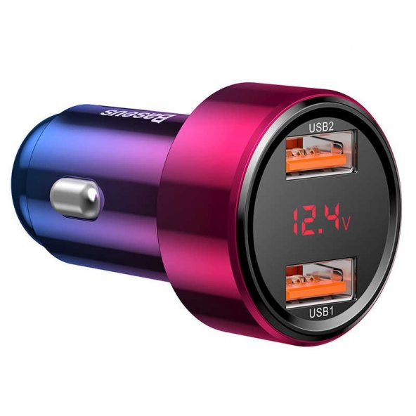 Baseus Magic Series Dual QC Digital Display For İntelligent Quick Charging And Car Charging Of 45W - 5