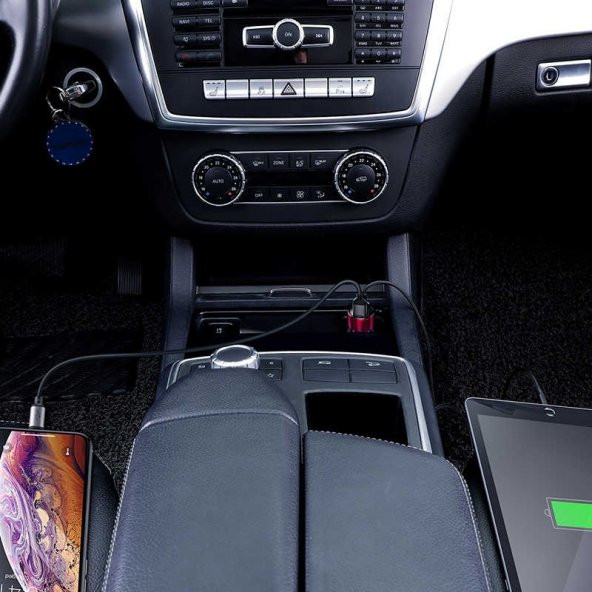 Baseus Magic Series Dual QC Digital Display For İntelligent Quick Charging And Car Charging Of 45W - 7