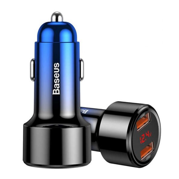 Baseus Magic Series Dual QC Digital Display For İntelligent Quick Charging And Car Charging Of 45W - 11