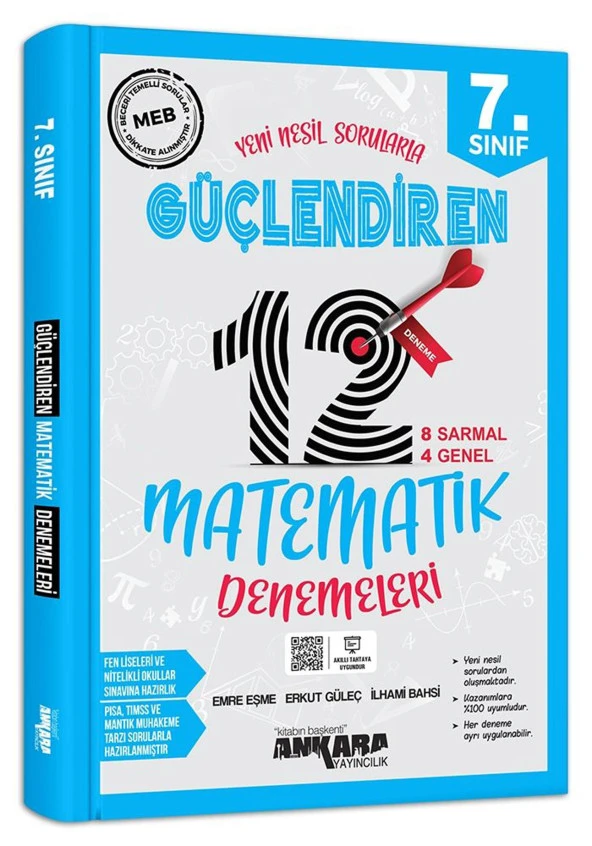 Ankara 7. Sınıf Matematik 12 Güçlendiren Deneme