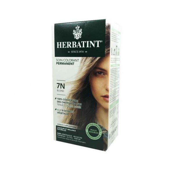 HERBATINT 7N Blonde (Sarı) 150 ml Bitkisel Saç Boyası