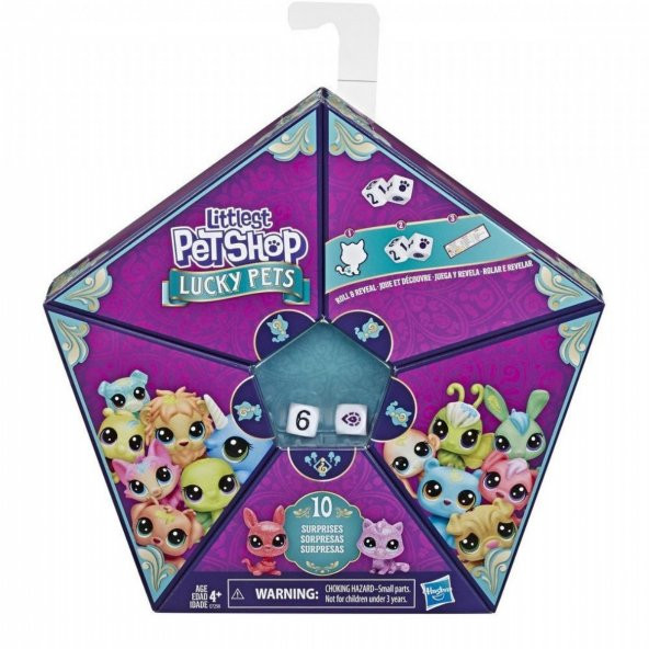 Hasbro Littlest Pet Shop Şanslı Minişler Şans Ekibi Sürpriz E7258