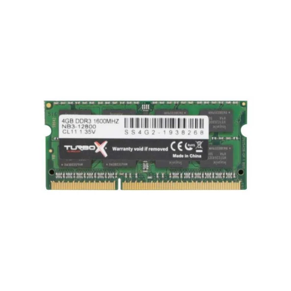Turbox Race Lap S 4GB DDR3 1600MHZ NB Ram