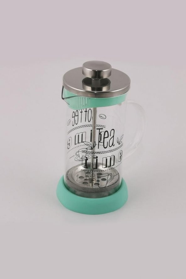 Silikonlu Bitki Çayı Demliği & Demleme & French Press Yeşil - 2