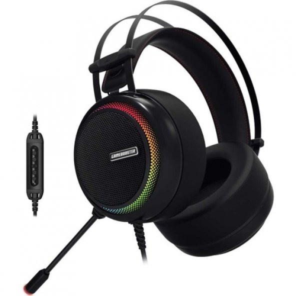 GameBooster Ghost Shark Rainbow RGB LED Titreşimli 7.1 Siyah Oyun