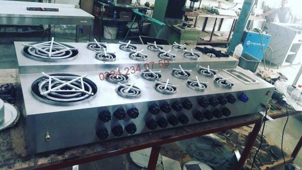 Künefe Ocağı Motorlu KÜNEFE PİŞİRME OCAĞI 16+2 Başlı K25 - 1