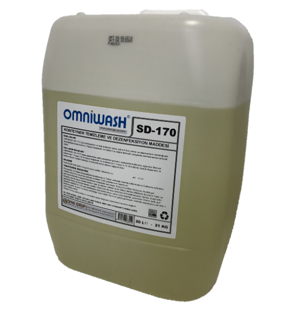 Çöp Konteyneri Temizleme ve Dezenfeksiyonu 20 L Omniwash SD-170