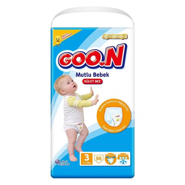 goon külot bez jumbo 3 beden 7-12 kg 50 li