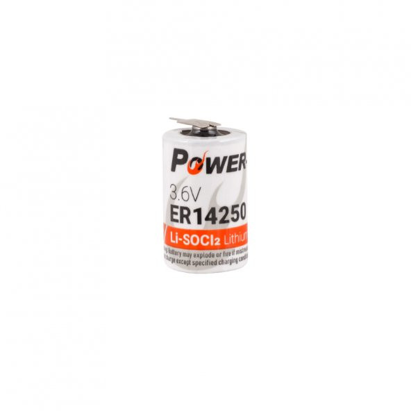 Power-Xtra 3.6V ER14250 1/2AA-2PT Li-SOCI2  Lithium Pil