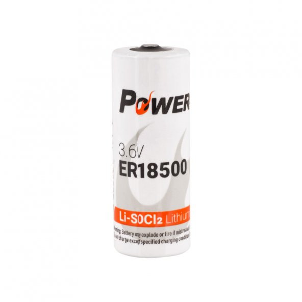Power-Xtra 3.6V ER18500 A Size Li-SOCI2 Lithium Pil