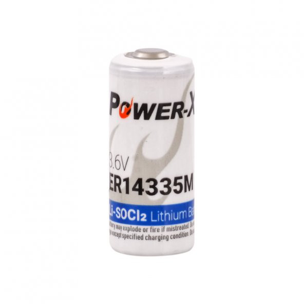 Power-Xtra 3.6V ER14335M 2/3AA Size Li-SOCI2 Lithium Pil