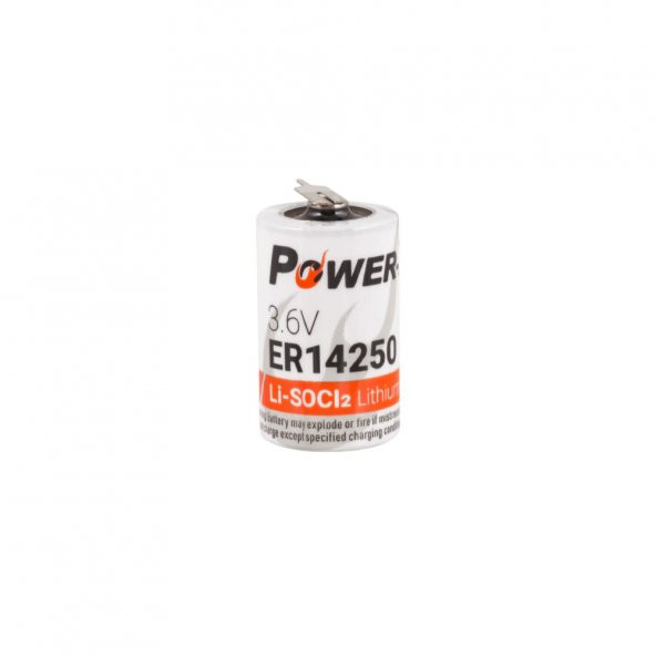 Power-Xtra 3.6V ER14250 1/2AA-3PT Li-SOCI2  Lithium Pil