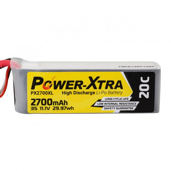 Power-Xtra PX2700XL-3S1P - 11.1V 2700 mAh Li-Polymer Pil -20C
