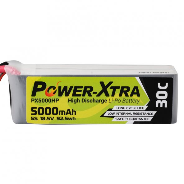 Power-Xtra PX5000HP5S -5S1P - 18.5V 5000 mAh Li-Polymer Pil -30C