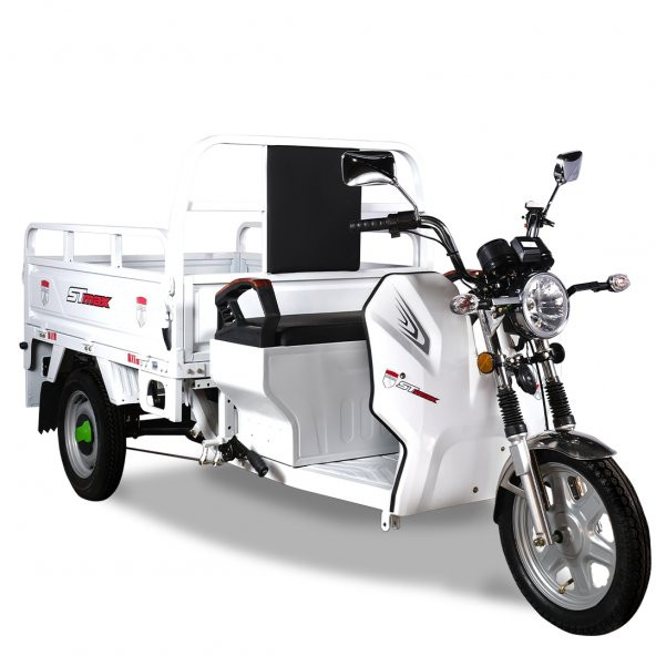 STMAX GF500 Elektrikli Kasalı Motosiklet - Beyaz