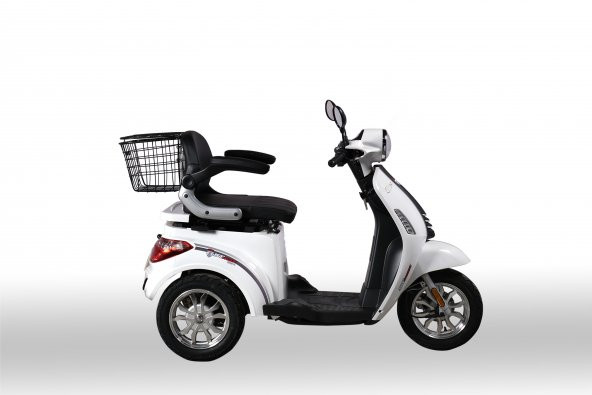 STMAX Elit 910 Tek Kişilik Elektrikli Araç - Beyaz - 2