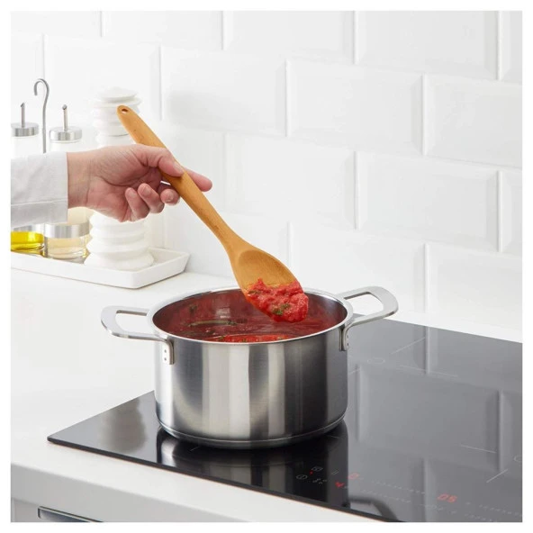 IKEA RÖRT AHŞAP KAYIN TAHTA KAŞIK - SERVİS KAŞIĞI - 6