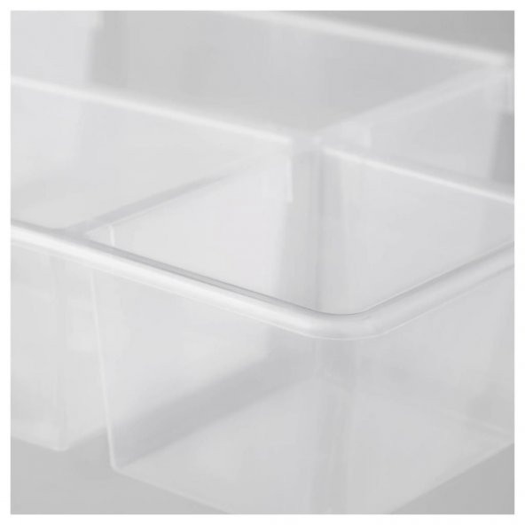 IKEA ANTONIUS Dolap Raf Şeffaf Plastik Düzenleyici - 5