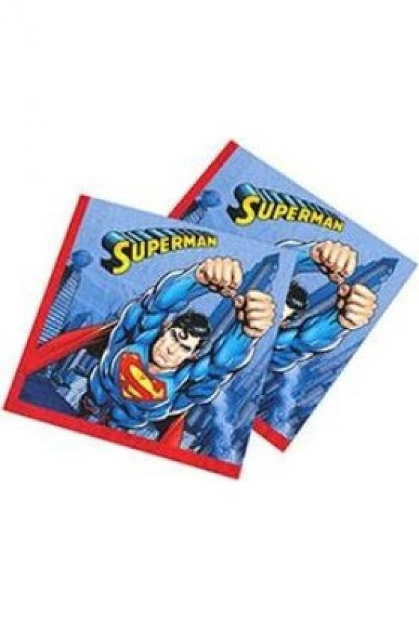 Superman Kağıt Peçete 33X33 cm 16 Adetli