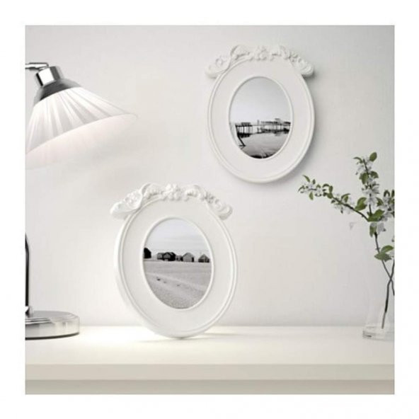 IKEA KVILL RESİM ÇERÇEVESİ BEYAZ - 8
