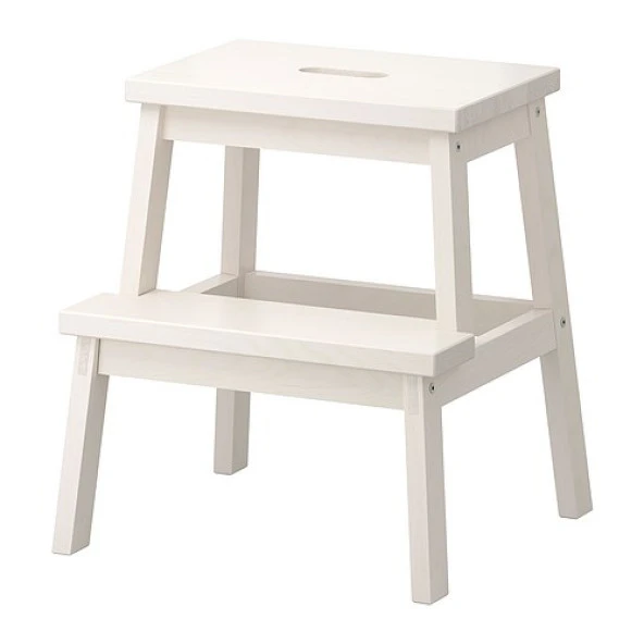 IKEA BEKVAM BASAMAKLI MUTFAK TABURE MERDİVEN BEYAZ