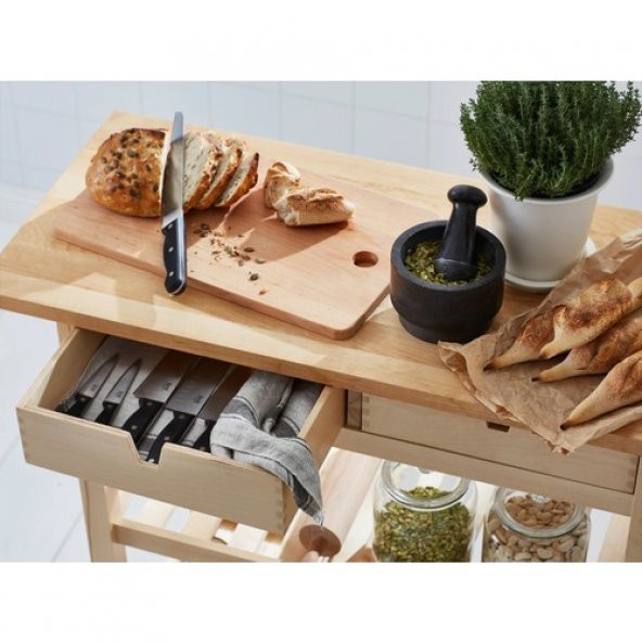 IKEA Proppmatt Masi̇f Ahşap Kesme Tahtası - 28 x 45 cm - 2