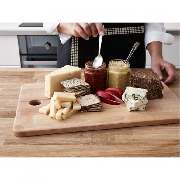 IKEA Proppmatt Masi̇f Ahşap Kesme Tahtası - 28 x 45 cm - 4