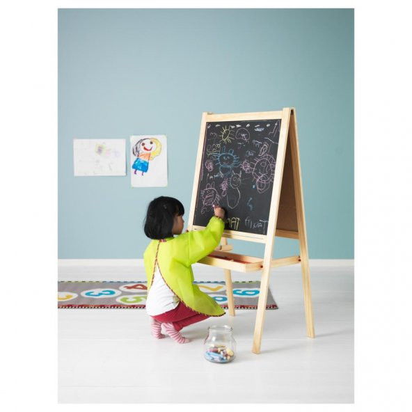 IKEA Mala Yazı Tahtası Çift Taraflı Ayaklı - 4