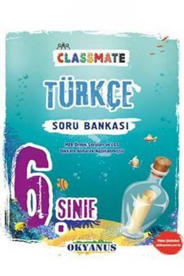 6. Sınıf Classmate Türkçe Soru Bankası Okyanus Yayınları